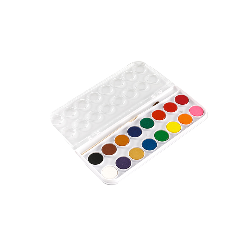 16ct garbigarriak diren akuarela pintura pintzelarekin