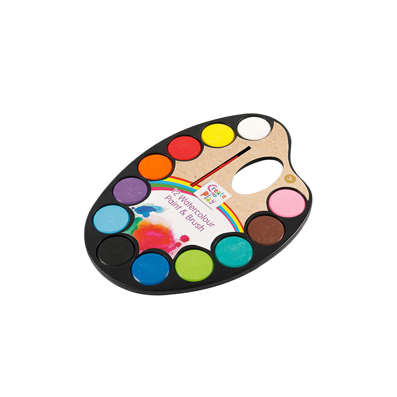 24 kolore Akuarelak Paint Cake